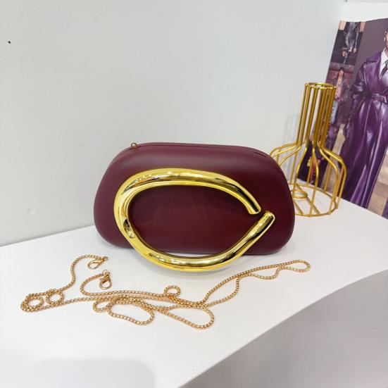 Акриловый клатч для женщин Круглый клатч со съемным ремешком Вечерняя сумочка Кроссбоди для свадьбы, вечеринки, выпускного