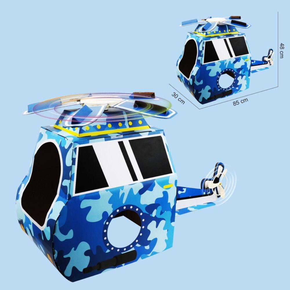 Truck Dinosaur Cardboard Wearable Engine Car Dinosaur Paper House Kindergarten Performance