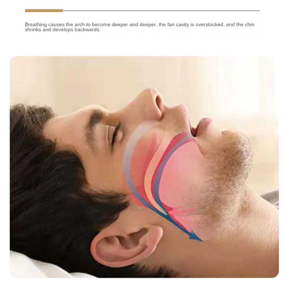 Регулируемый ремешок на подбородок против храпа, приспособления для ночного сна для коррекции дыхания через рот