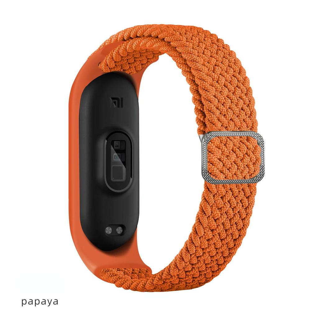NEW Nylon Loop For Xiaomi Mi Band 7 Nfc Smartwatch Wristband Sports Miband7 Correa Replacement Bracelet Smart Band 6 5 4 3 Strap