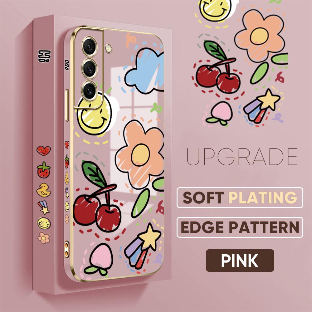 Красочные печатные узоры с квадратным краем корпуса с покрытием корпуса телефона Роскошное покрытие Мягкий чехол для телефона для iPhone Motorola Moto OnePlus Samsung