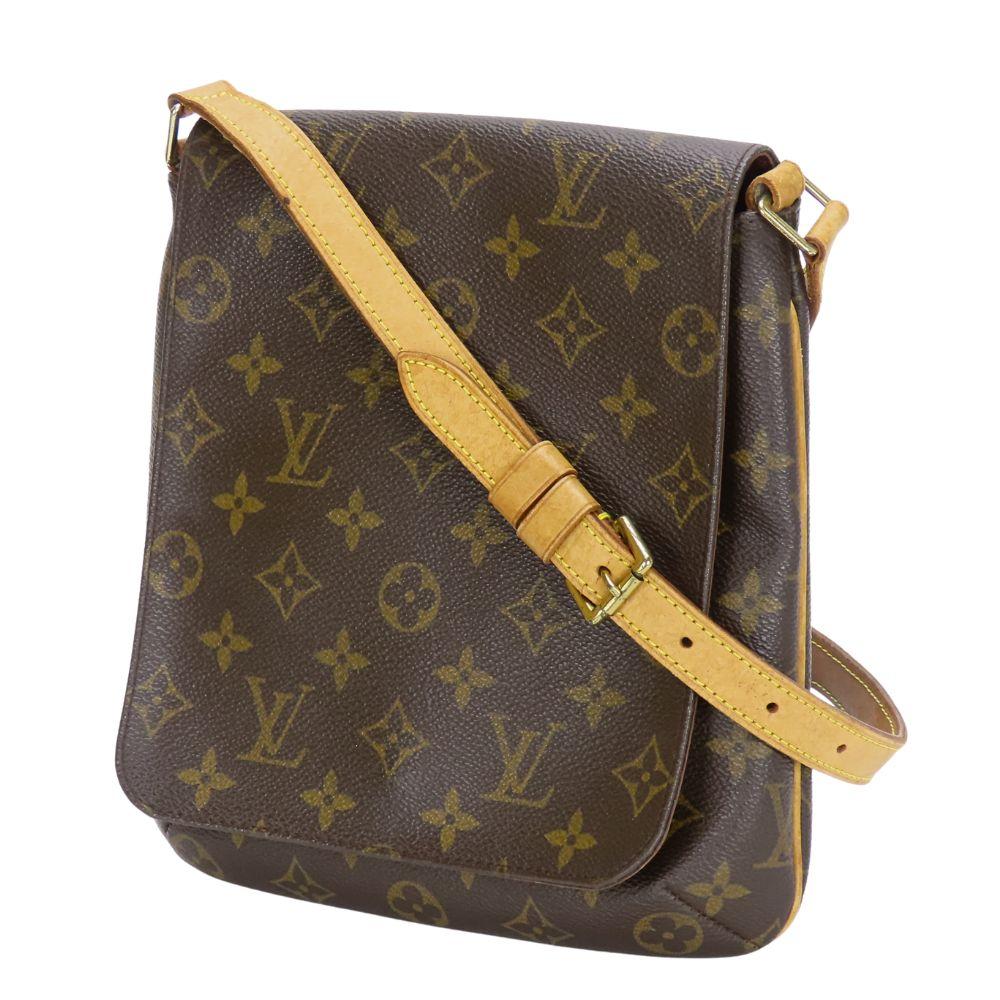 Used LOUIS VUITTON Shoulder Bag Mudget Salsa M51258 Short Shoulder Monogram/Nume leather Brown