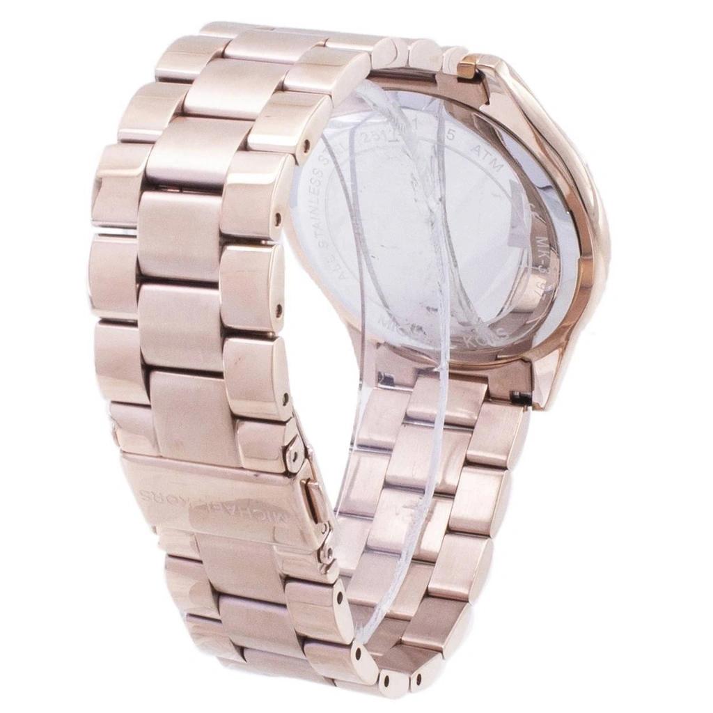 Восстановленные женские часы Michael Kors Runway цвета розового золота MK3197