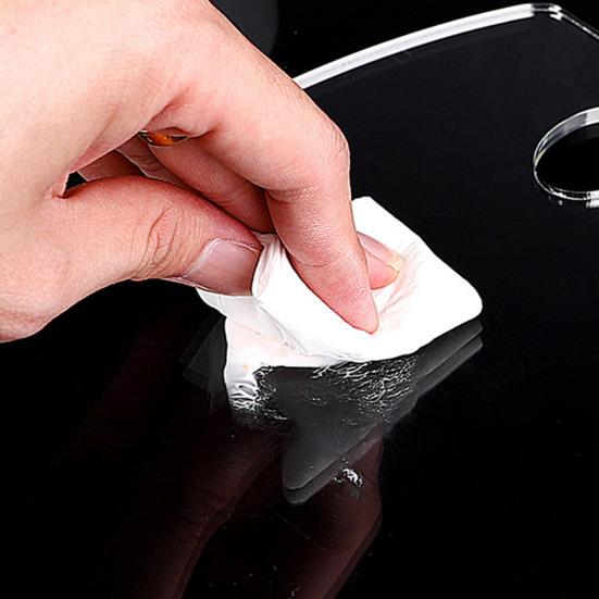 Палитра для рисования Прозрачная антипригарная удобная ручка Прозрачная акриловая масляная краска Лоток для смешивания пигментов с отверстием для большого пальца Студийные аксессуары