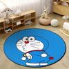 Multiple Sizes Doraemon Cartoon Print Round Carpet for Living Room Bedroom Table and Chair Sofa Home Decor Area Rug Play Mat