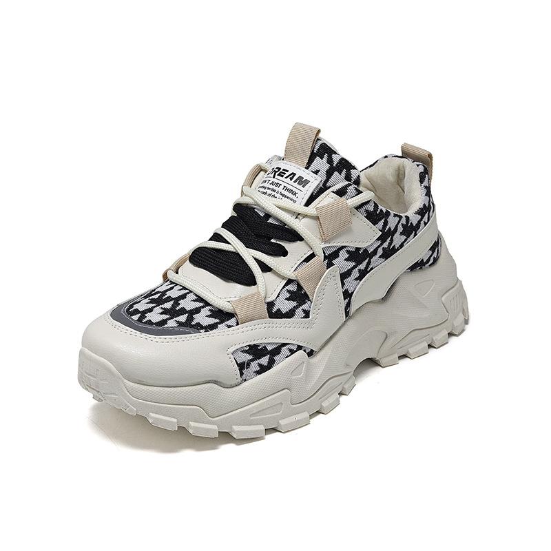 Daddy Shoes Women's Winter New Sports Shoes Live Broadcast Women's Comfortable and Breathable Lightweight Thick-soled Casual Women's Shoes