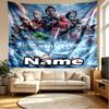 Custom Name Personalized Ghostbusters Print Tapestry, Wall Art Decor, Bedroom, Dorm, Apartment, LivingRoom, Party Backdrop, Gift for Birthday