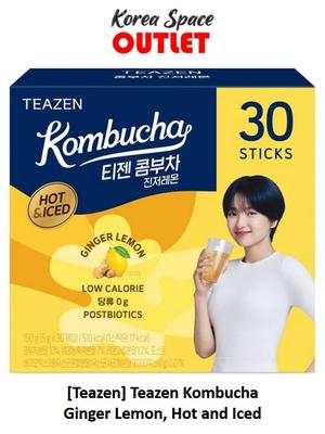 Teazen Чайный гриб Teazen с имбирем и лимоном, горячий и холодный