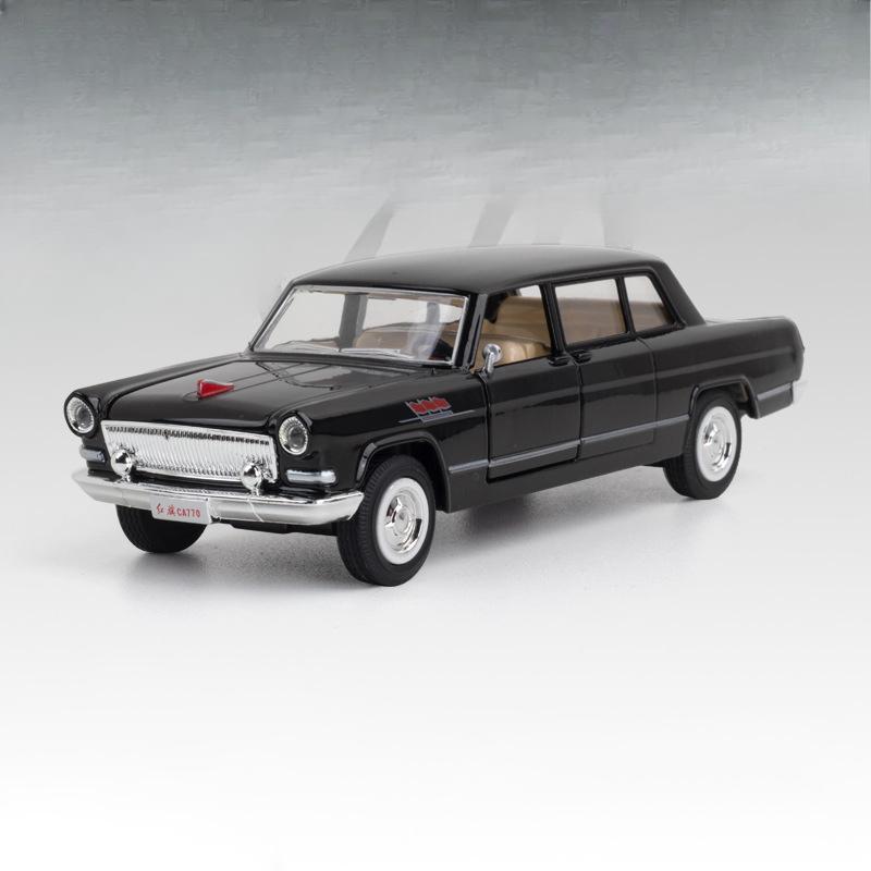 1/32 HongQI CA770 литые металлические модели игрушечных машин с инерционным звуком и светом для игрушек для детей, мальчиков, подарки