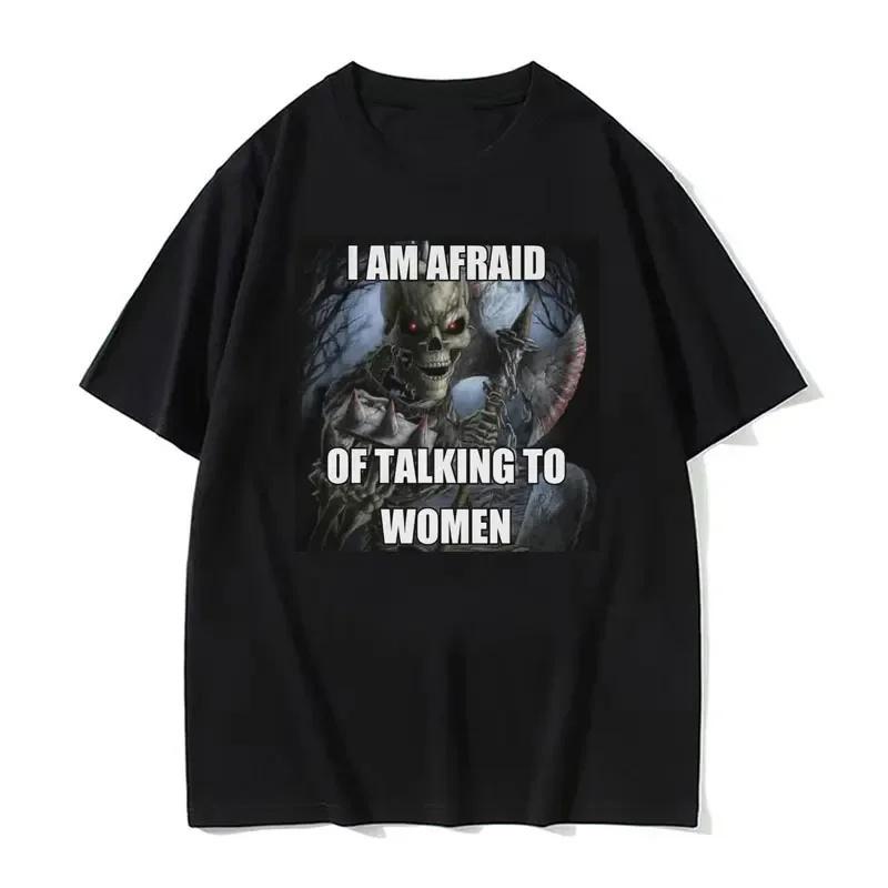 SpringSummer New Mens and Womens Autism Funny Skeleton Fan Printed Cotton Tshirt Fashion Short Sleeve Round Neck Tshirt