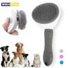 Pet Dog Brush Cat Comb Self Cleaning Pet Hair Remover Brush For Dogs Cats Grooming Tools Pets Dematting Comb Dogs Accessories