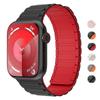 For Apple Watch Band 45mm 44mm 40mm 49mm 41mm 38mm Silicone Magnetic Loop Bracelet iWatch Series 9 8 7 6 5 4 3 Se Ultra 2 Strap