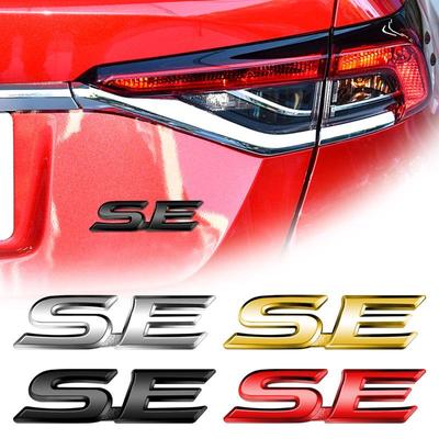 Автомобильный Стайлинг 3D SE Car Металлический Сплав Задний Багажник Крыло Клейкая Эмблема Кузов Задняя Дверь Смещение Эмблема