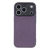 For iPhone 17 Pro Magnetic Case Carbon Fiber Texture TPU PC Phone Back Cover