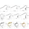 20-50pcs Stainless Steel Hypoallergenic Earring Hooks Fish Earwire Earrings Clasps Earring Wires For Jewelry Maki