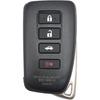 4-кнопочный чехол-брелок для замены, подходит для Lexus ES250 2018 NX300h 2018-2013 ES350 GS350 2016-2013 GS300h GS450h ES300H NX300 Smart Keyless Entry