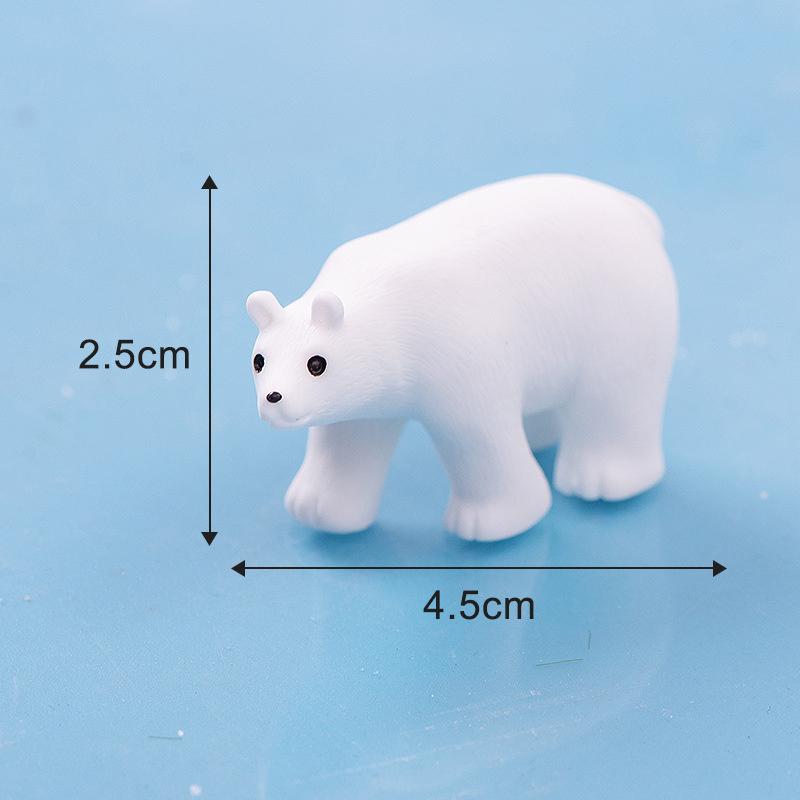 1 шт. имитация миниатюрного ледника, белого медведя, тюленя, кукла, украшение, фея, садовые аксессуары, украшения для дома, товары для творчества