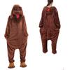 Teddy Dog Pajamas Kigurumi Women Flannel Anime Onesies For Adults Halloween One-Piece Pijamas Men Cosplay Costume Christmas