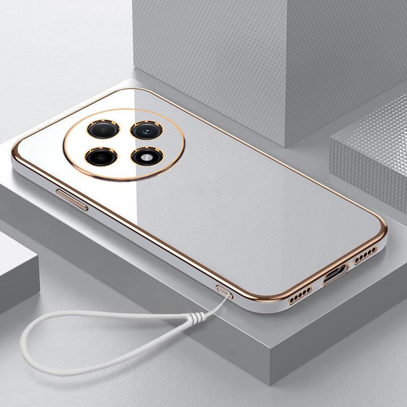 Для OPPO Reno12 F 4G чехол OPPO Reno 12F 4G чехол для телефона роскошный квадратный чехол противоударный силиконовый чехол Fundas