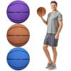 Indoor Silent Basketball Sports Bouncy Balls High Density Microfiber Material Children Adults Ball Training Complimentary