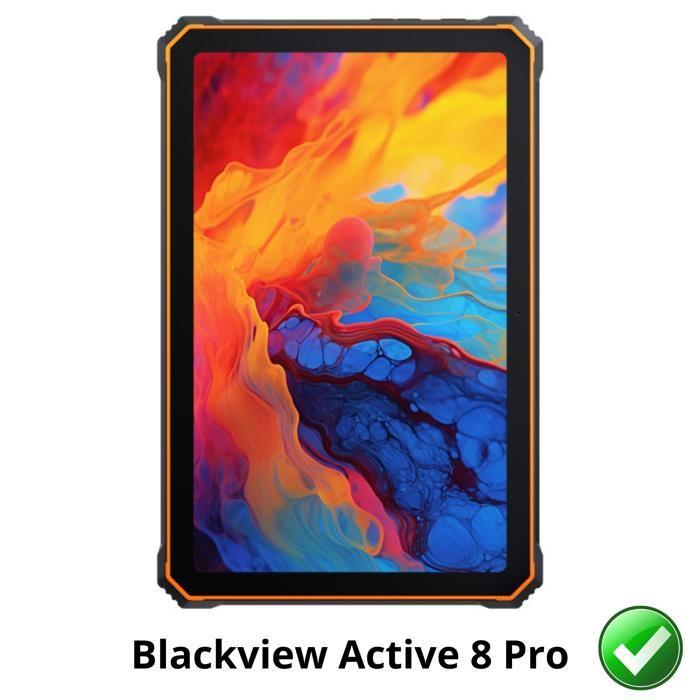 Защитная пленка - Phonillico - Blackview Active 8 Pro - Набор из 2 штук - Прочная пластиковая пленка - Ультратонкая