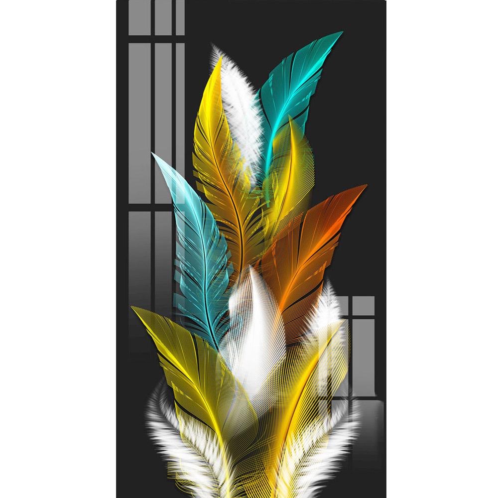Скандинавские постеры с перьями, холст, картины, настенные художественные фотографии для гостиной, украшения крыльца, абстрактные роскошные принты, без рамки