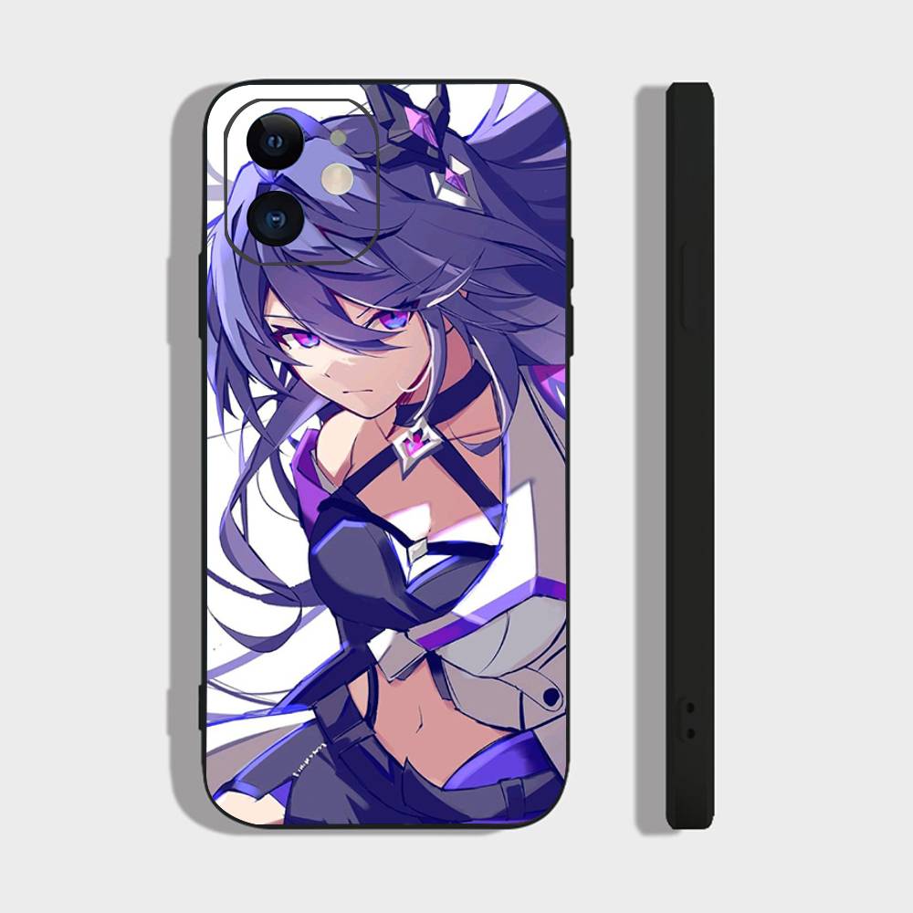 Чехол для телефона Honkai Star Rail с персонажем Зеле, анимированный, для iPhone 17 Air 16 15 14 13 Pro Max 11 12, Черный силиконовый чехол