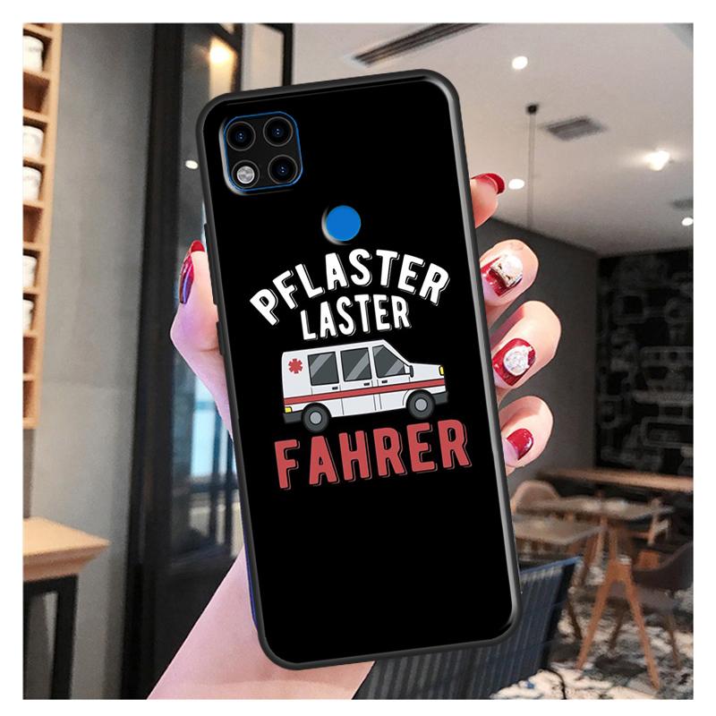 Ambulance EMS EMT Paramedic Funda For Xiaomi Redmi Note 10S 9S 8T 9 Note 10 Pro Note 11 Pro Redmi 9C 9A 9T Soft Case