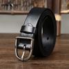 Belt Women's Genuine Cattlehide Leather Surface Simple Fashion Retro All-Match Trendy Pin Buckle Belt Women's