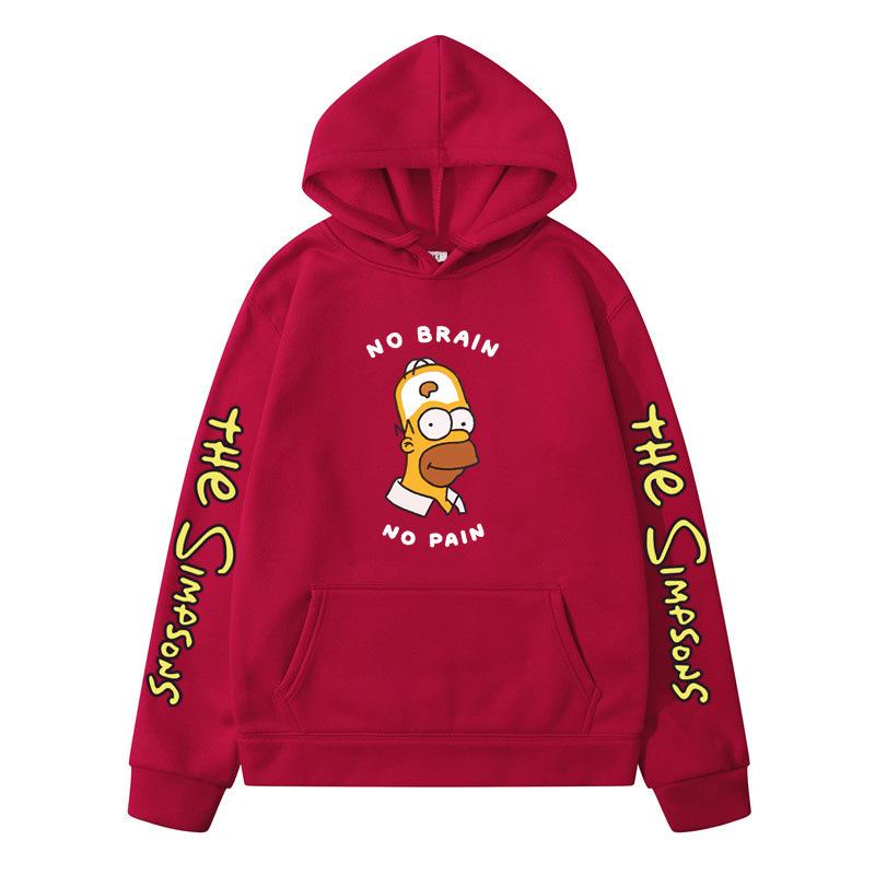 Cartoon Beauty Manga, Peripheral Printing Loose Fashion Men'S And Women'S Hooded Sweater Hoodie