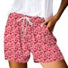 Женские повседневные летние эластичные пляжные шорты с принтом повседневные шорты