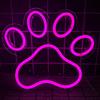 Светодиодная подсветка Neon Game Console Crown Bear Claw – Декоративная сетчатая подсветка Celebrity Mood Light