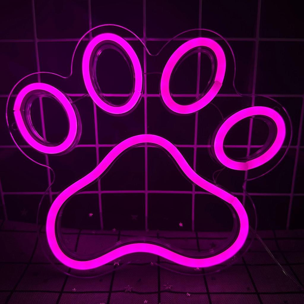 Светодиодная подсветка Neon Game Console Crown Bear Claw – Декоративная сетчатая подсветка Celebrity Mood Light