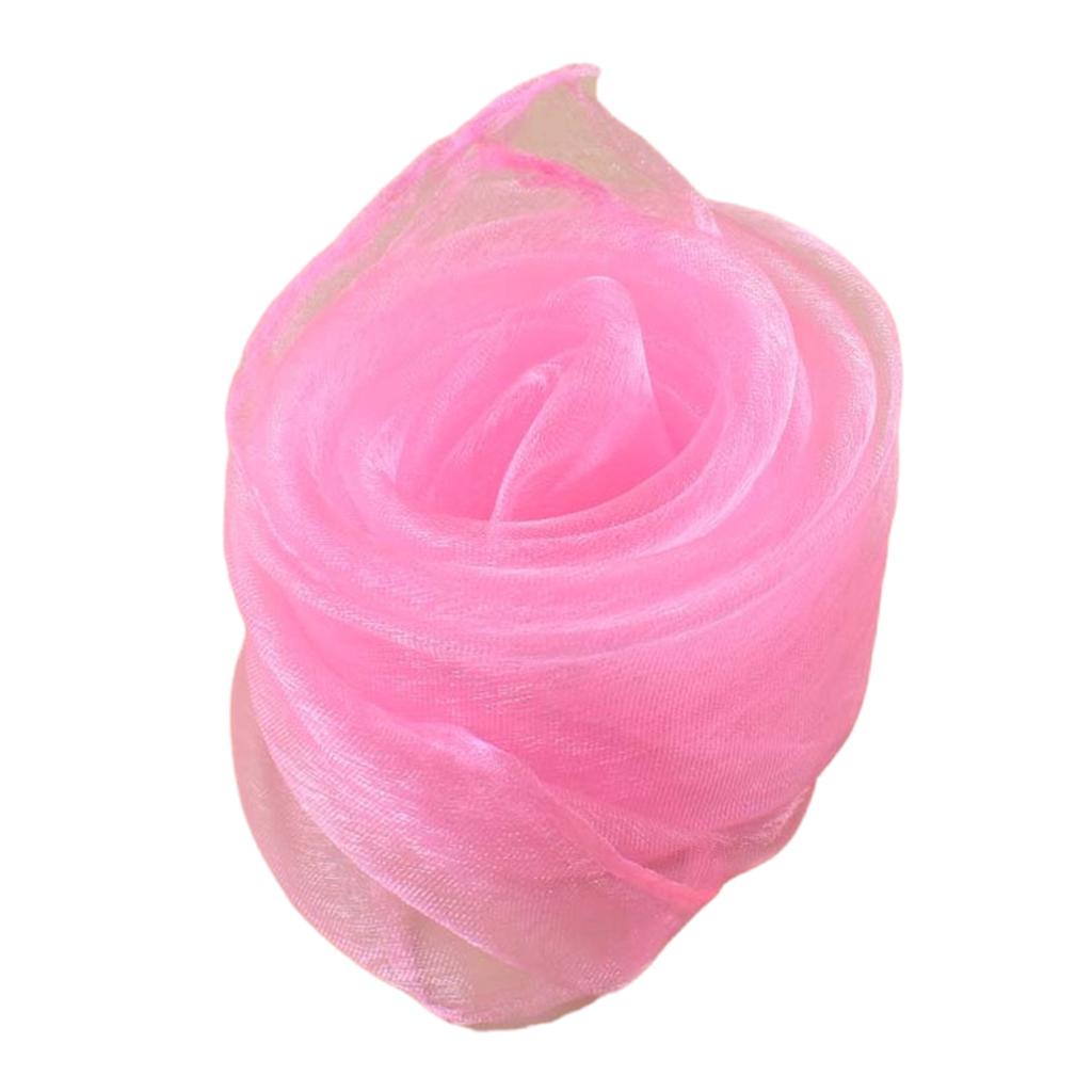 Retro 50s Inspired Square Scarf Multicolor Versatile Hair Decoration Neck Accessory Lightweight Sheer Neckerchief