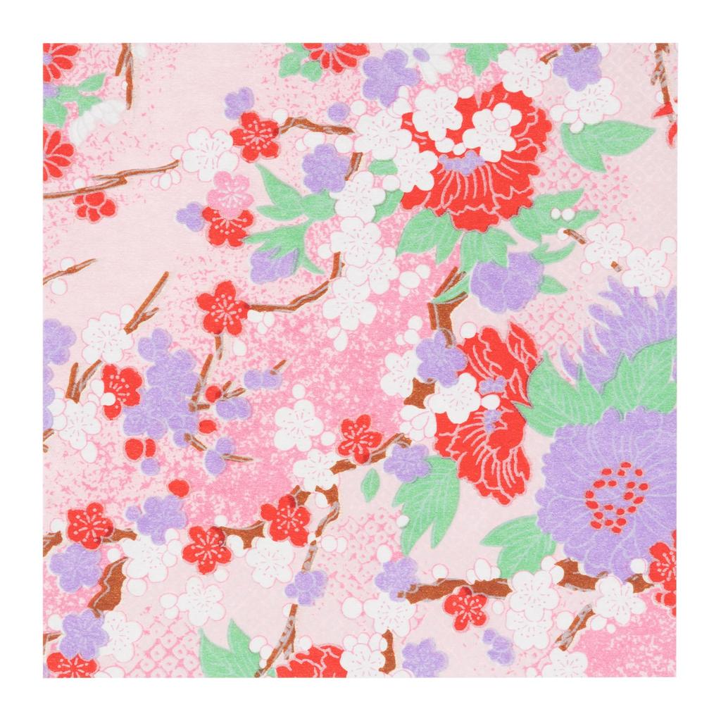Kawasumi Washi Chiyogami Yuzen Washi 15 15 Set C Paper, 15x15cm, Patterns, Sheets,