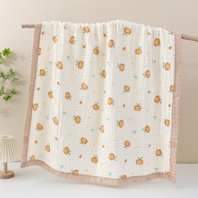 Six-Layer Pure Cotton Baby Bath Towel & Blanket