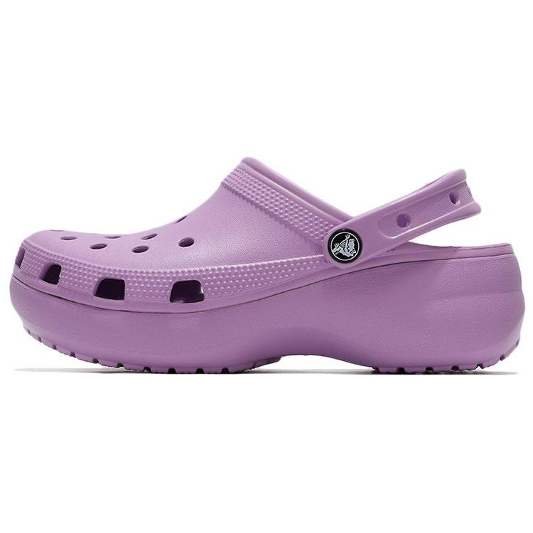Crocs Классические платформенные клоги из ЭВА Женские Светло-фиолетовые 206750-5PR