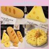 Simulation Cute Baguette Cheese Plush Toy Girls Children Sleep With Gift Dolls