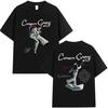 Conan Gray Wishbone World Tour 2026 Футболка Мужская Винтажная Высококачественные Модные Футболки Мужская Хип-Хоп Короткий Рукав Хлопковая Футболка