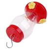 1 Pcs Bird Water Feeder Bottle Hanging Hummingbird Feeder For Outdoor Garden With Plastic Flower And Iron Hook Feeding Tools