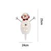 2d Snowman Inserted Led Lights For Christmas Decor For Courtyard Terrace Parties