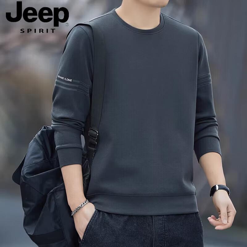 Мужской свитшот с круглым вырезом и длинными рукавами JEEP SPIRIT