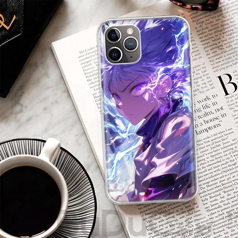 Чехол Hunter X-Hunters Killua для iPhone 17 Air 16 16E 15 Pro Max 14 Plus 13 Mini Чехол для телефона 12 11 7 8 SE Индивидуальная печать