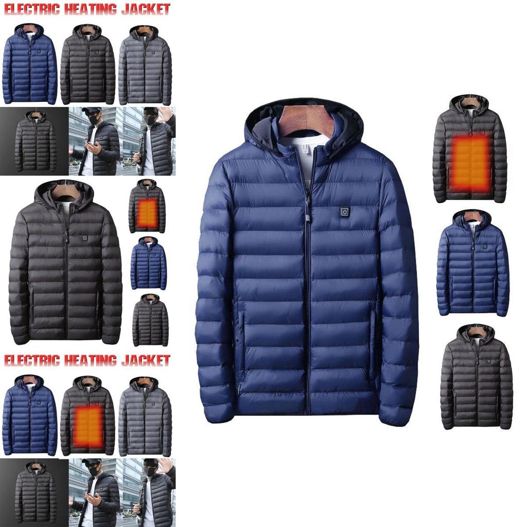 Usb Electric Heated Coat Jacket For Men With Soft And Comfortable Thermal Warmth