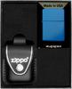 ZIPPO Lighter SKY BLUE LOGO Gift Set No3