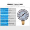 TS-Z54 0-100 PSI/0-7 Bar Dual Scale Pressure Gauge Pool Filter Aquarium Water Air Gas Pressure Gauge Meter 1/4 NPT Bottom Mount