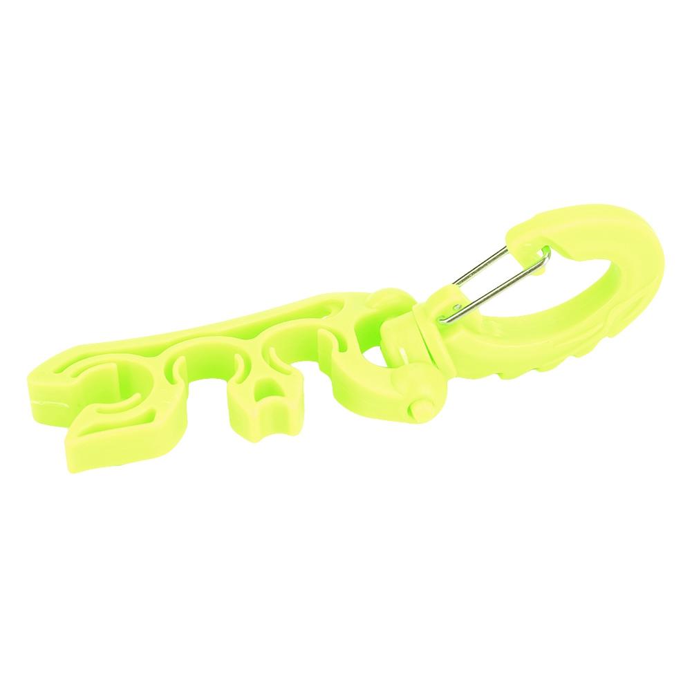 Keep Diving Underwater Diving BC Hose Holder Clip Buckle Hook Yellow