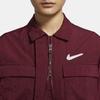 Nike Как W Nsw Swoosh Тканевая Повседневная Рубашка-поло с Длинным Рукавом Куртка Унисекс DR5621-638