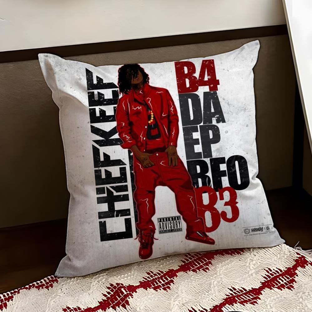 Rapper CChief KKeef Cushion Cover Reversible Soft Durable Pillow Cover Home Car MultiScene Use for Daily Comfort