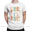 Мужская винтажная футболка с принтом 'Shoot People Photographer' Новинка 100% хлопок Футболка с коротким рукавом T